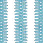 W720811 NOLA STRIPE EMBROIDERY Aqua Thibaut Fabric