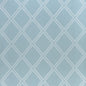 W785014 DIAMOND HEAD EMBROIDERY Aqua Thibaut Fabric