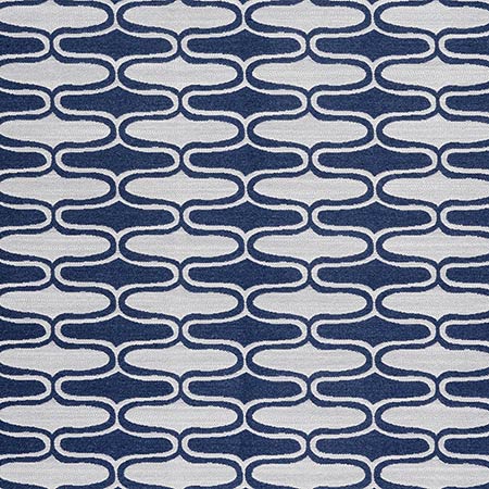 W8527 SARABAND Navy Thibaut Fabric