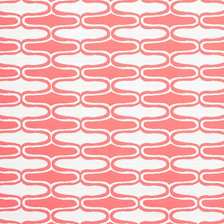 W8532 SARABAND Coral Thibaut Fabric