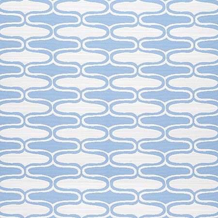 W8534 SARABAND Sky Thibaut Fabric