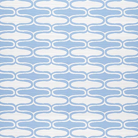 W8534 SARABAND Sky Thibaut Fabric