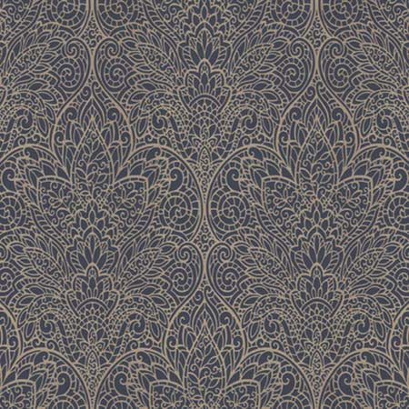 DT5013 PARADISE Navy Gold York Wallpaper