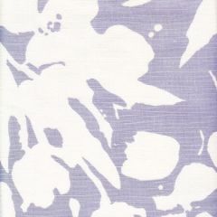 020072FW TULIP BACKGROUND Grey on White Quadrille Fabric