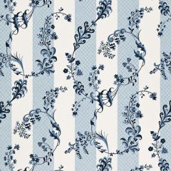 175590 BAGATELLE Bleu Marine Schumacher Fabric