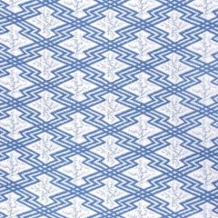 2020168-5 VIA KRUPP Blue White Lee Jofa Fabric