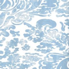 2330-ZBWP SAN MARCO Zibby Blue On White Quadrille Wallpaper