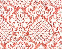 27217-002 SURAT EMBROIDERY Coral Scalamandre Fabric