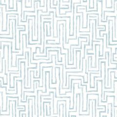 2861-25701 Ramble Geometric Blue Brewster Wallpaper
