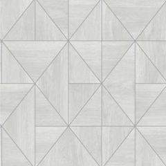 2896-25320 Cheverny Wood Tile Light Grey Brewster Wallpaper