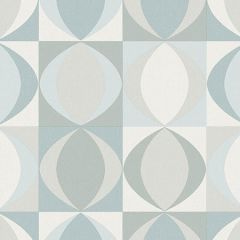 2903-25844 Archer Light Blue Linen Geometric Brewster Wallpaper