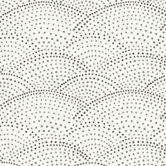 2903-25870 Bennett Charcoal Dotted Scallop Brewster Wallpaper