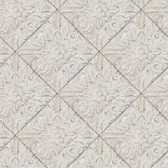 2904-13094 Brandi Tin Tile Grey Brewster Wallpaper