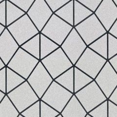 2904-42489 Albion Geometric Silver Brewster Wallpaper