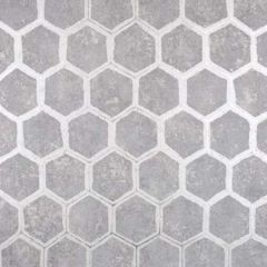 2927-00404 Starling Honeycomb Pewter Brewster Wallpaper