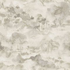 2975-87546 Nara Taupe Toile Brewster Wallpaper
