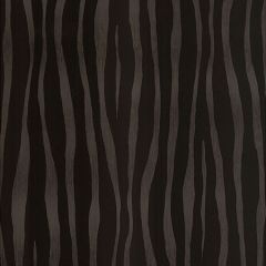 300551 Burchell Chocolate Zebra Flock Brewster Wallpaper