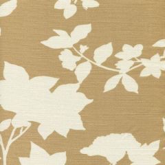 306181F HAPPY GARDEN BACKGROUND Camel on Tint Quadrille Fabric
