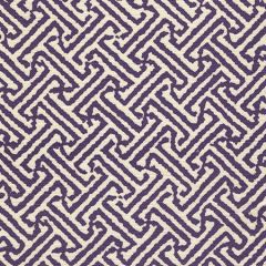 4010-40 JAVA JAVA Purple on Tinted Linen Cotton Quadrille Fabric
