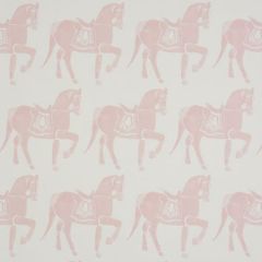 5011132 MARWARI HORSE PINK Schumacher Wallpaper