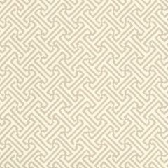 622-19 JAVA PETITE Almond On Off White Quadrille Wallpaper