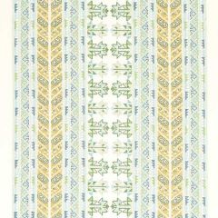 79620 VINKA EMBROIDERY Mineral Ivory Schumacher Fabric