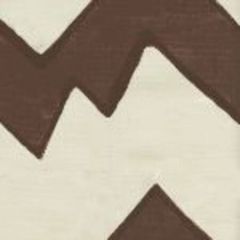 AC260-06 MONTECITO ZIG ZAG Browns on Tint Quadrille Fabric