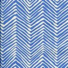 AC303-15 PETITE ZIG ZAG French Blue on Tint Quadrille Fabric