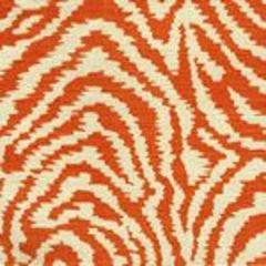AC809-14 MELOIRE REVERSE Terracotta on Tint Quadrille Fabric