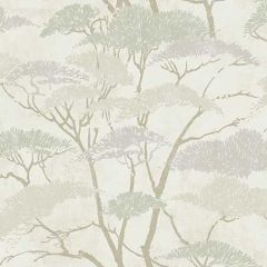 AI41405 Confucius Tree Silver and Pearl Seabrook Wallpaper