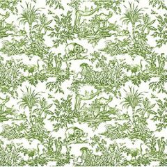 ATWW15172 ANTILLES TOILE Green Anna French Wallpaper