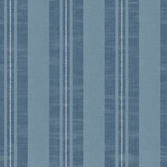 DA60402 Linen Stripe Sky Blue and Denim Seabrook Wallpaper