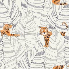 DA61200 Hiding Tigers Black and Orange Seabrook Wallpaper