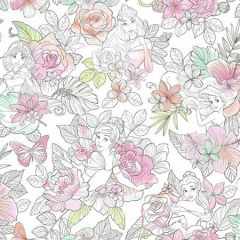 DI0966 Royal Floral Princess York Wallpaper