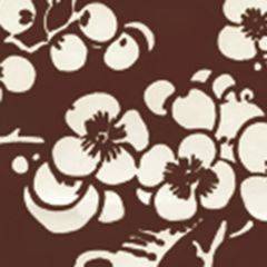 3015-31AWP HAWTHORNE REVERSE Brown On Almost White Quadrille Wallpaper