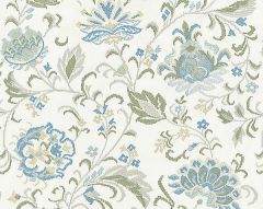 27173-001 DELPHINE EMBROIDERY Summer Sage Scalamandre Fabric