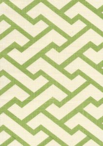 6340-06 AGA Jungle Green on Tint Quadrille Fabric