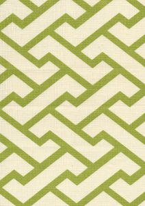 6340-14 AGA Pistachio Green on Tint Quadrille Fabric