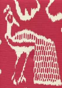 2430-52 BALI II Red on Tint Quadrille Fabric