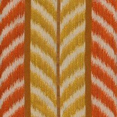 030023T CAROUSEL Inca Gold Terracotta Quadrille Fabric