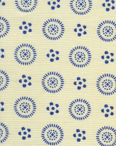 2210LC-04 CECIL Royal Blue on Tint Quadrille Fabric