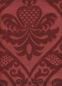 009013T CONCORDIA DAMASK Rouge Quadrille Fabric