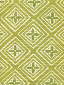 2500-05 FIORENTINA TWO COLOR Jungle Green Pistachio Quadrille Fabric
