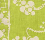 3010-03 HAWTHORNE Jungle Green on Tan Quadrille Fabric