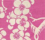 3010-12 HAWTHORNE Rose on Tan Quadrille Fabric