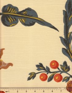 1716-03 LE NOTRE TOILE Gris Marron Quadrille Fabric