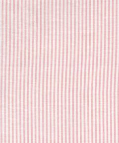 6920W-15 LILA STRIPE Soft Pink on White Linen Quadrille Fabric