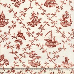 1662-07 PILLEMENT TOILE Bois Quadrille Fabric