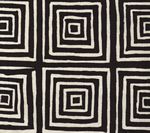 6175-25 ZIGGURAT REVERSE Black on Tint Custom Only Quadrille Fabric
