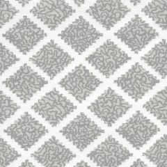 JF01000-01 SHANGHAI Multi Greys on White Quadrille Fabric